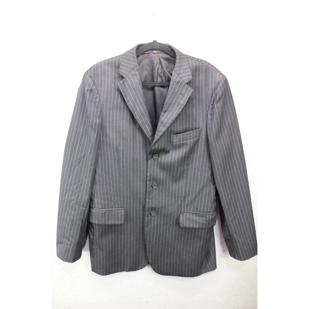 J. Crew Men's Pin-Striped Wool 3-Button Sports Coat-40R-Office-Business